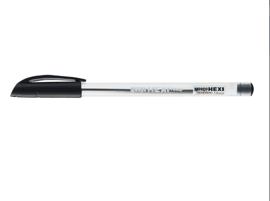 Meeco Hexi Medium Ballpoint Pen 1.0mm Black