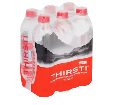 Thirsti Still Natural Spring Water 6 x 500ml
