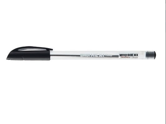 Meeco Hexi Medium Ballpoint Pen 1.0mm Black