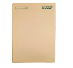 TIDY FILES A4 Economy Confidential Medical File - (Pack of 25)