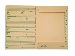 TIDY FILES A4 Economy Confidential Medical File - (Pack of 25)