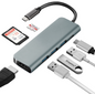 7 in 1 USB C HUB (HDMI x 1- USB 3.0 x 3 - DP x 1 - SD x 1 - TF x 1)