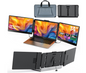 HiveTec 14" Triple Screen Laptop Monitor Extender-Portable and Foldable
