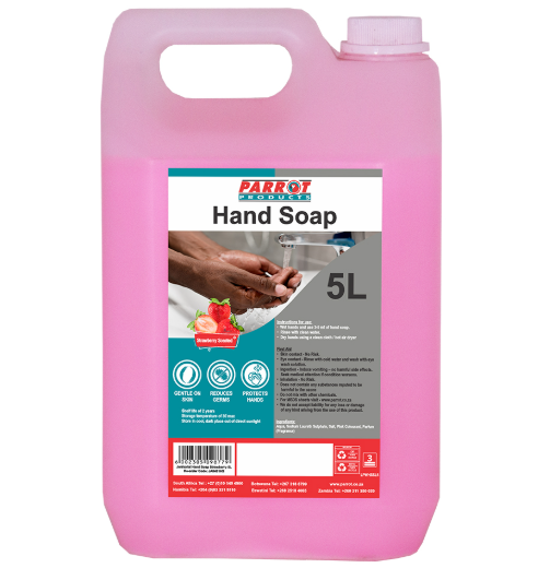 Parrot Anti-Bacterial Janitorial Hand Soap Strawberry 5L